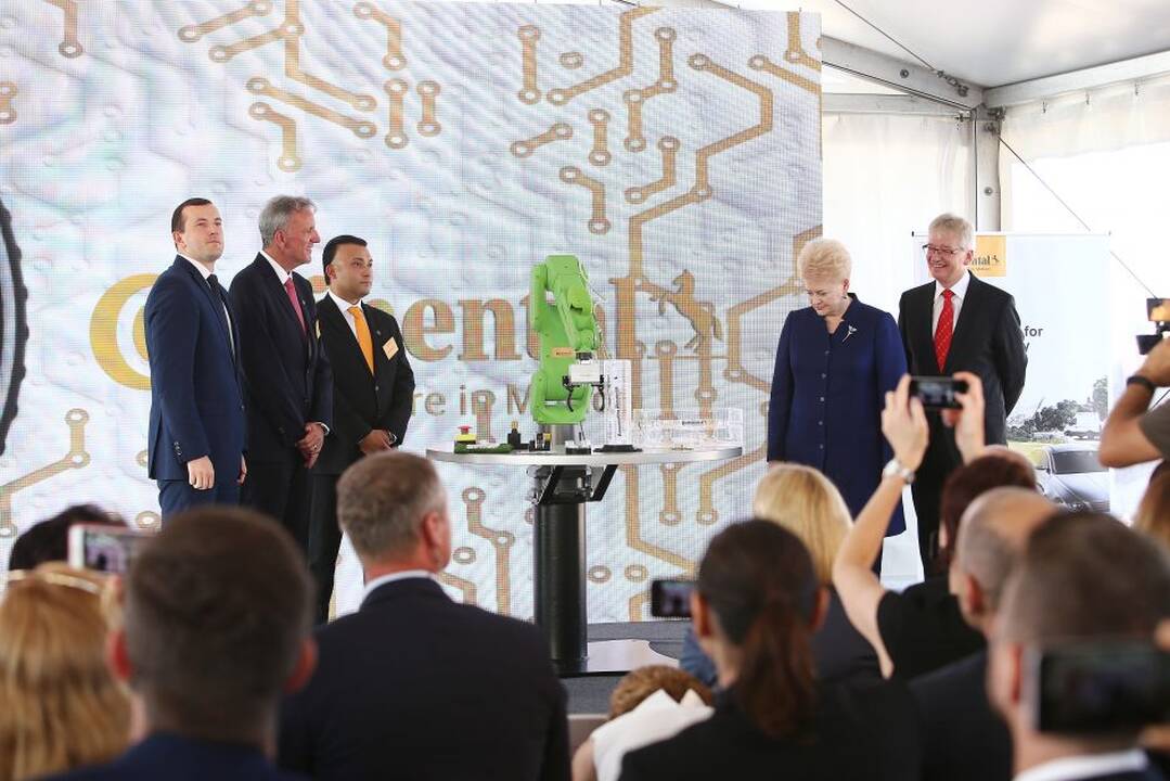„Continental“ pradeda gamyklos statybas Kauno rajone