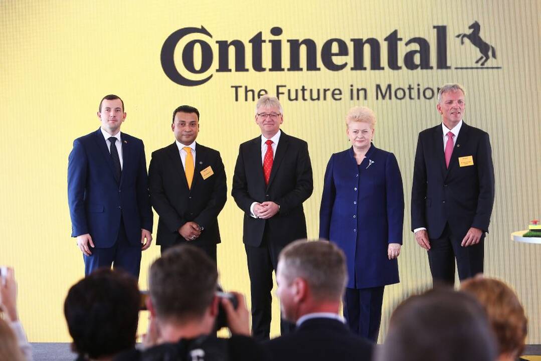 „Continental“ pradeda gamyklos statybas Kauno rajone