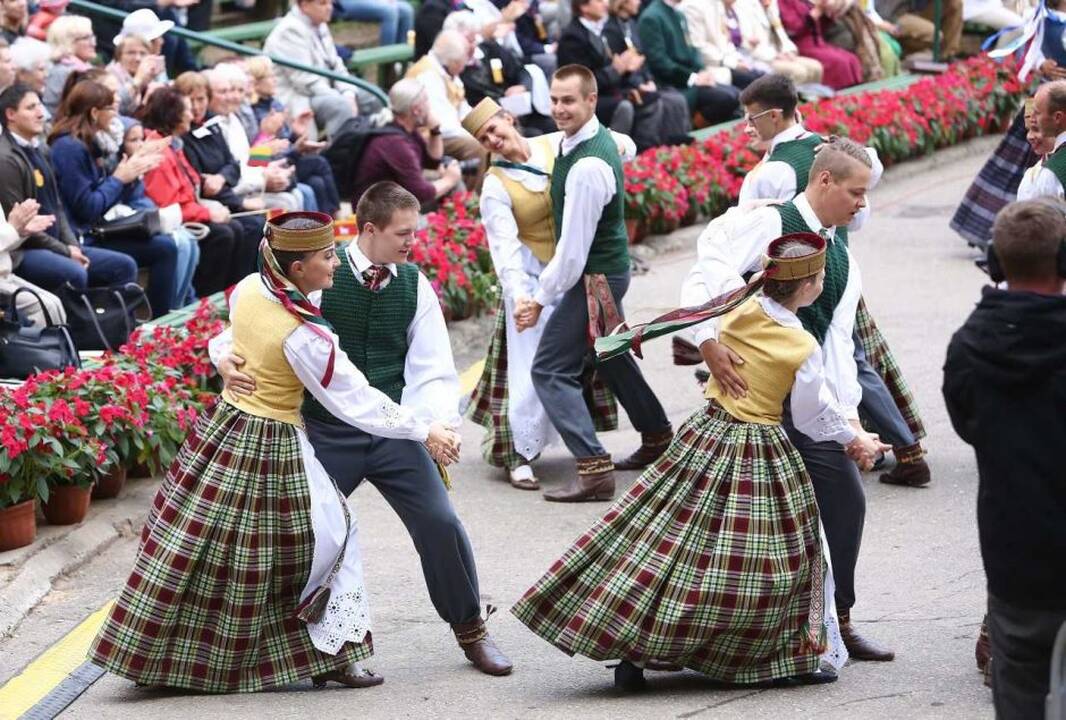 Dainų šventės atidarymas Dainų slėnyje Kaune