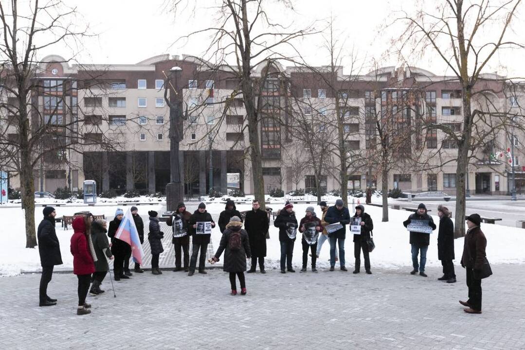 Vilniuje paminėtos B. Nemcovo žūties metinės