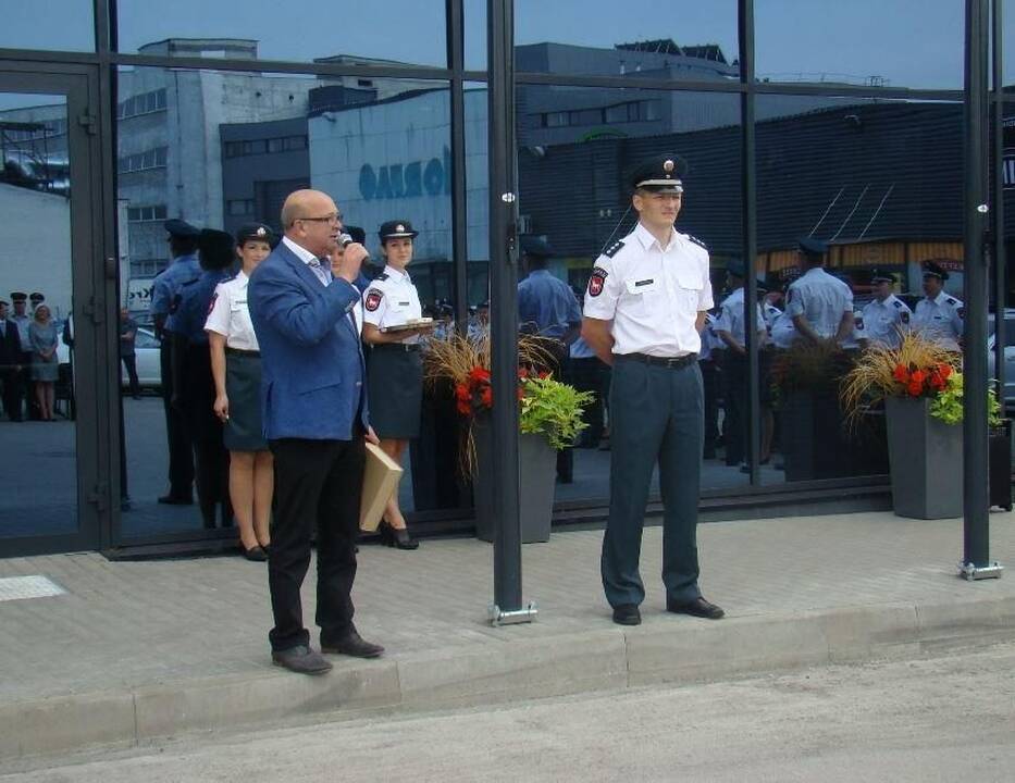 Atidarytas naujas Santakos policijos komisariato pastatas