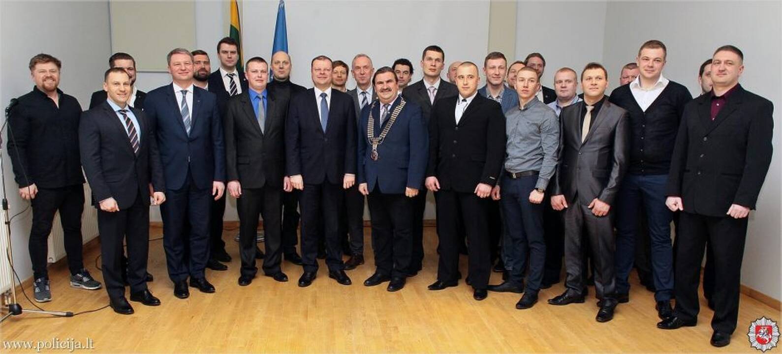 Policijos pareigūnų apdovanojimas