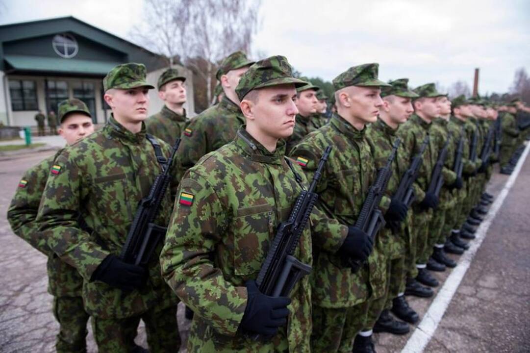 Šauktinių priesaikos ceremonija Rukloje