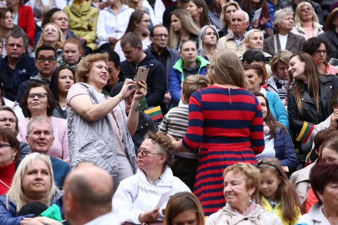 Dainų šventės atidarymas Dainų slėnyje Kaune