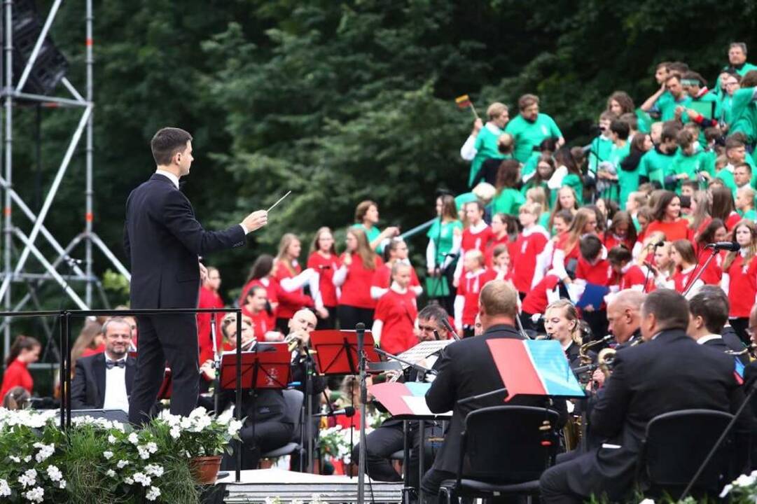 Dainų šventės atidarymas Dainų slėnyje Kaune