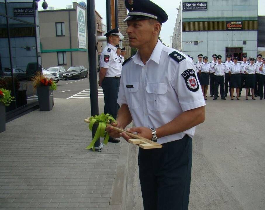 Atidarytas naujas Santakos policijos komisariato pastatas