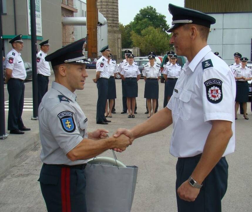 Atidarytas naujas Santakos policijos komisariato pastatas