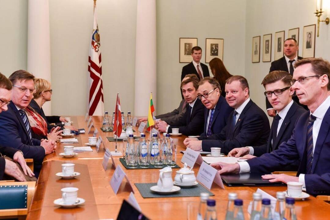 Premjero S. Skvernelio vizitas Latvijoje
