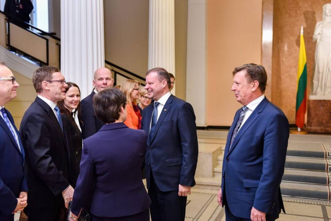 Premjero S. Skvernelio vizitas Latvijoje