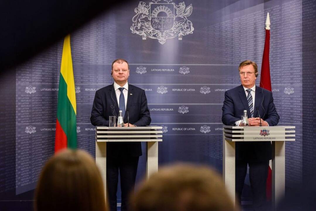 Premjero S. Skvernelio vizitas Latvijoje