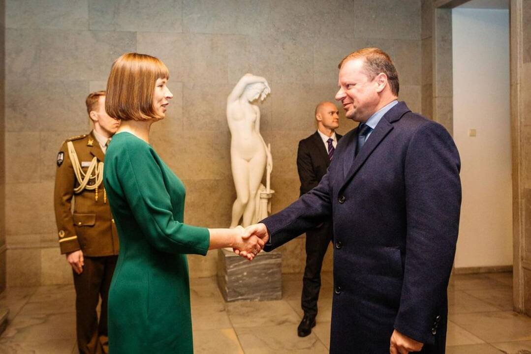 S. Skvernelis susitiko su Estijos prezidente