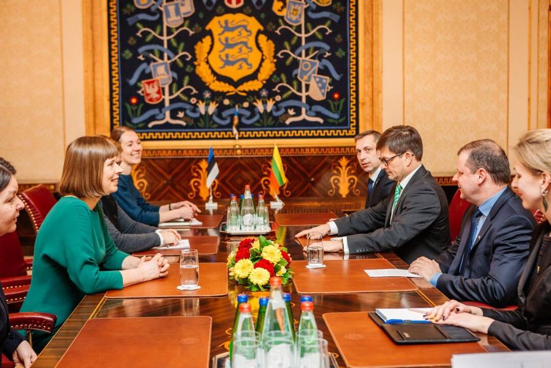 S. Skvernelis susitiko su Estijos prezidente
