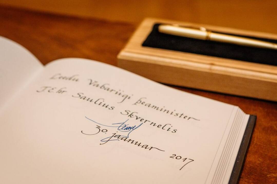 S. Skvernelis susitiko su Estijos prezidente