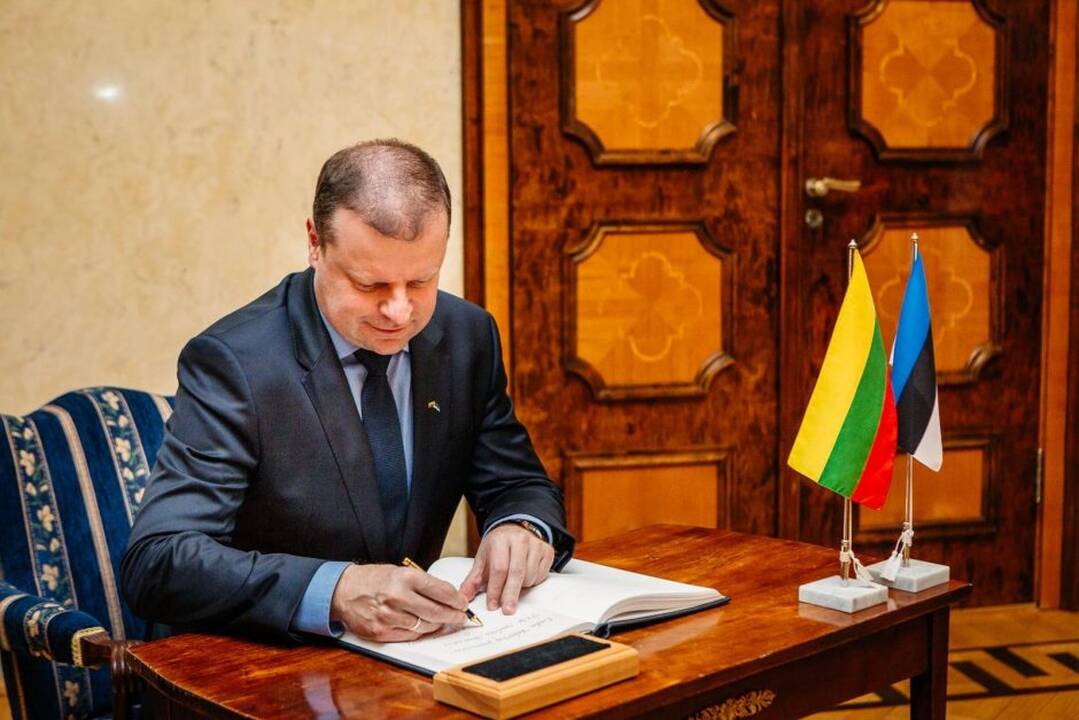 S. Skvernelis susitiko su Estijos prezidente