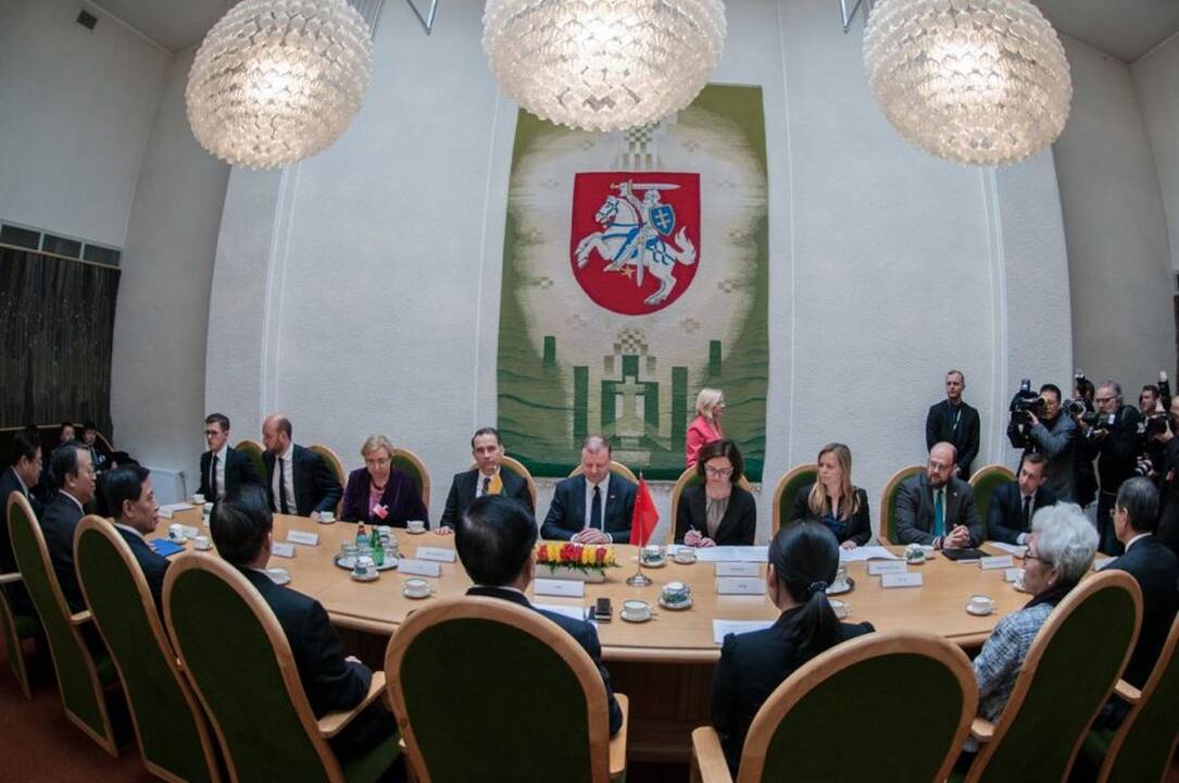 Kinijos parlamento vadovo vizitas Lietuvoje