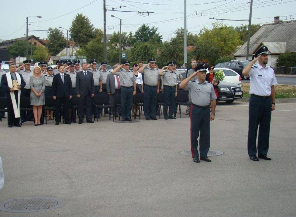 Atidarytas naujas Santakos policijos komisariato pastatas