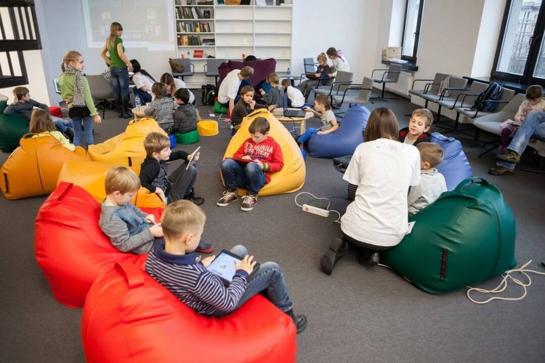Jaunieji vilniečiai prisijungė prie iniciatyvos "Hour of Code"