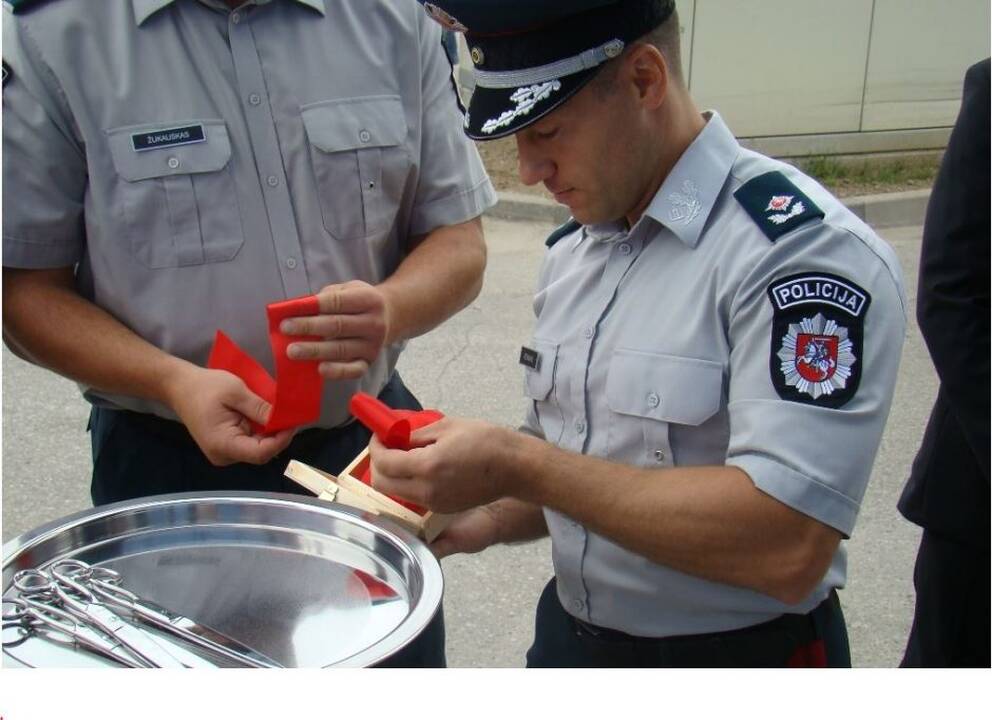 Atidarytas naujas Santakos policijos komisariato pastatas