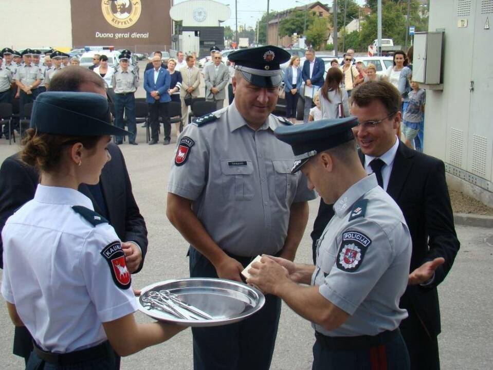 Atidarytas naujas Santakos policijos komisariato pastatas