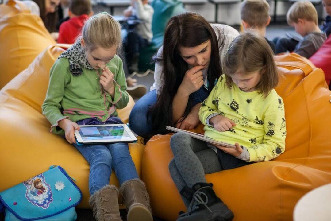 Jaunieji vilniečiai prisijungė prie iniciatyvos "Hour of Code"