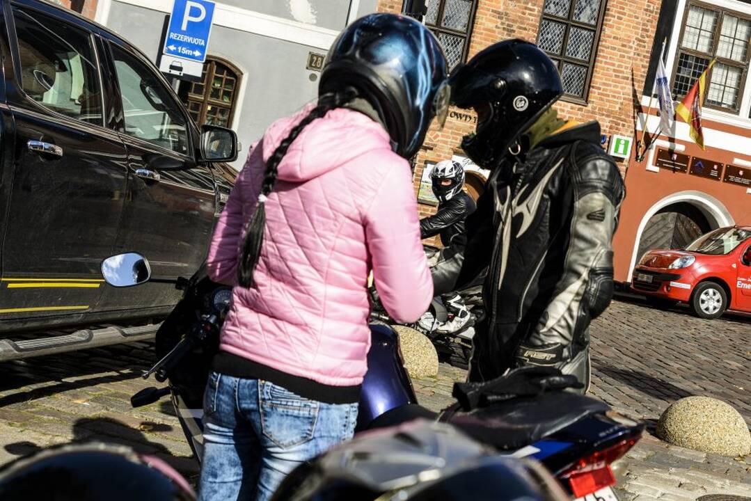 Baikeriai Kaune uždarė sezoną
