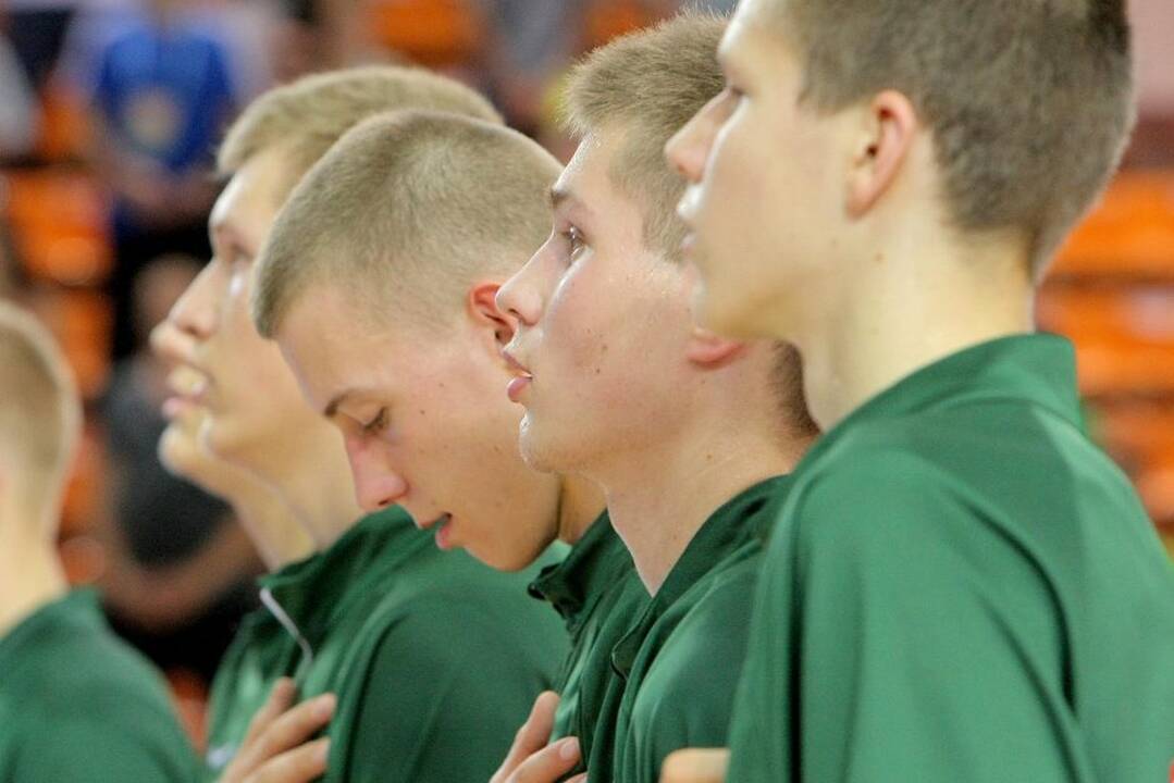 Europos jaunučių krepšinio čempionatas: Lietuva – Ispanija 66:61.