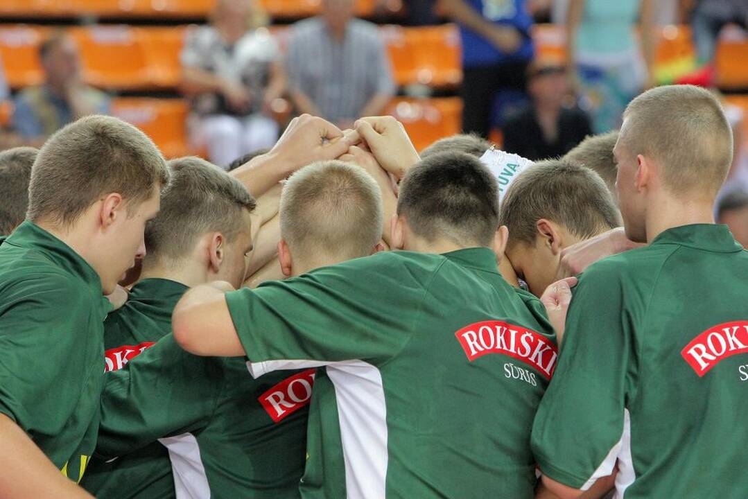 Europos jaunučių krepšinio čempionatas: Lietuva – Ispanija 66:61.