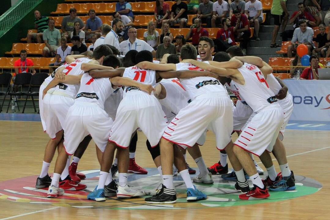 Europos jaunučių krepšinio čempionatas: Lietuva – Ispanija 66:61.