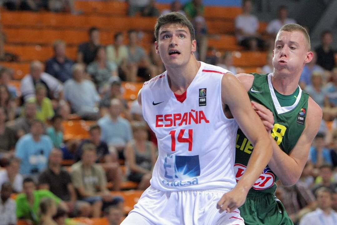 Europos jaunučių krepšinio čempionatas: Lietuva – Ispanija 66:61.
