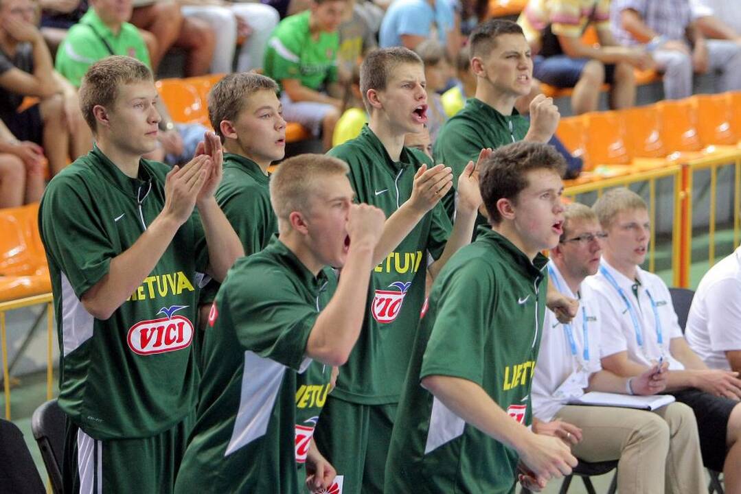 Europos jaunučių krepšinio čempionatas: Lietuva – Ispanija 66:61.