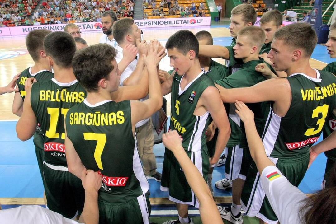 Europos jaunučių krepšinio čempionatas: Lietuva – Ispanija 66:61.