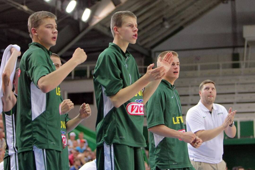 Europos jaunučių krepšinio čempionatas: Lietuva – Ispanija 66:61.