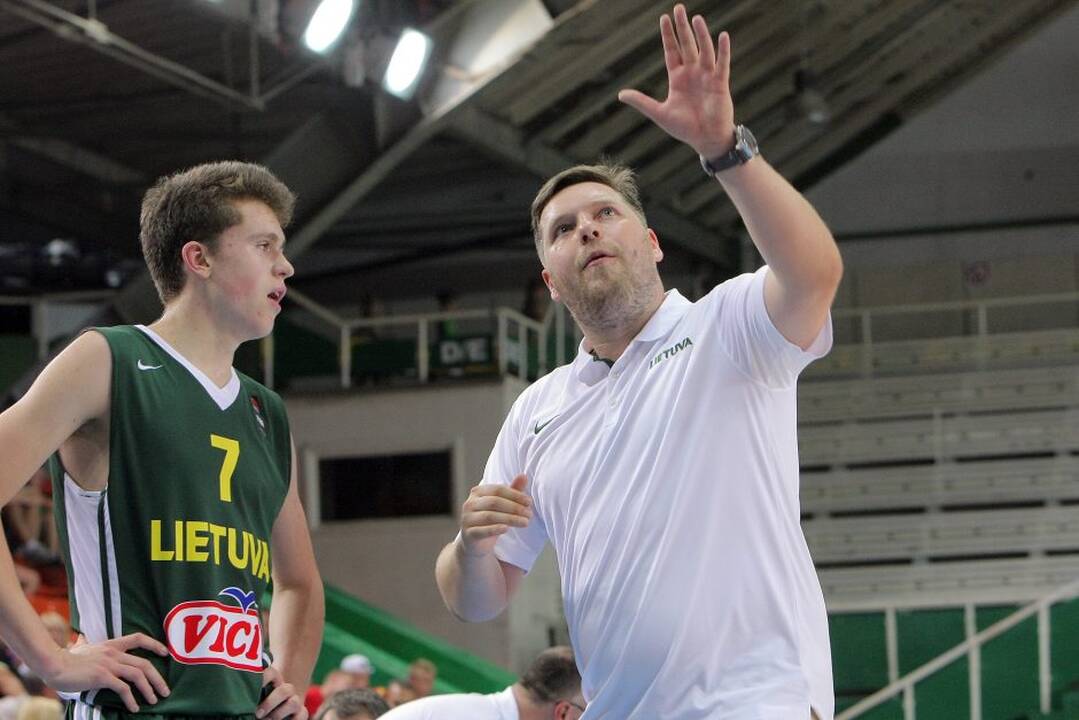 Europos jaunučių krepšinio čempionatas: Lietuva – Ispanija 66:61.