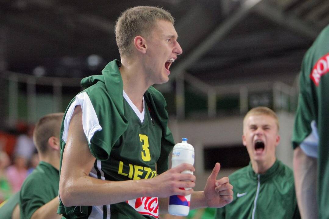 Europos jaunučių krepšinio čempionatas: Lietuva – Ispanija 66:61.
