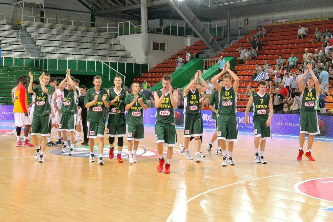 Europos jaunučių krepšinio čempionatas: Lietuva – Ispanija 66:61.