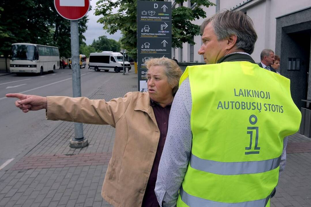 Kaune pradėjo veikti laikinoji autobusų stotis