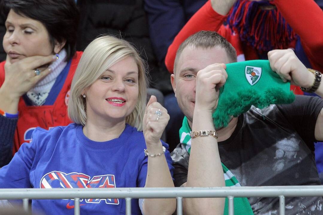 Eurolygoje Kauno „Žalgiris“ skaudžiai pralaimėjo Maskvos CSKA.