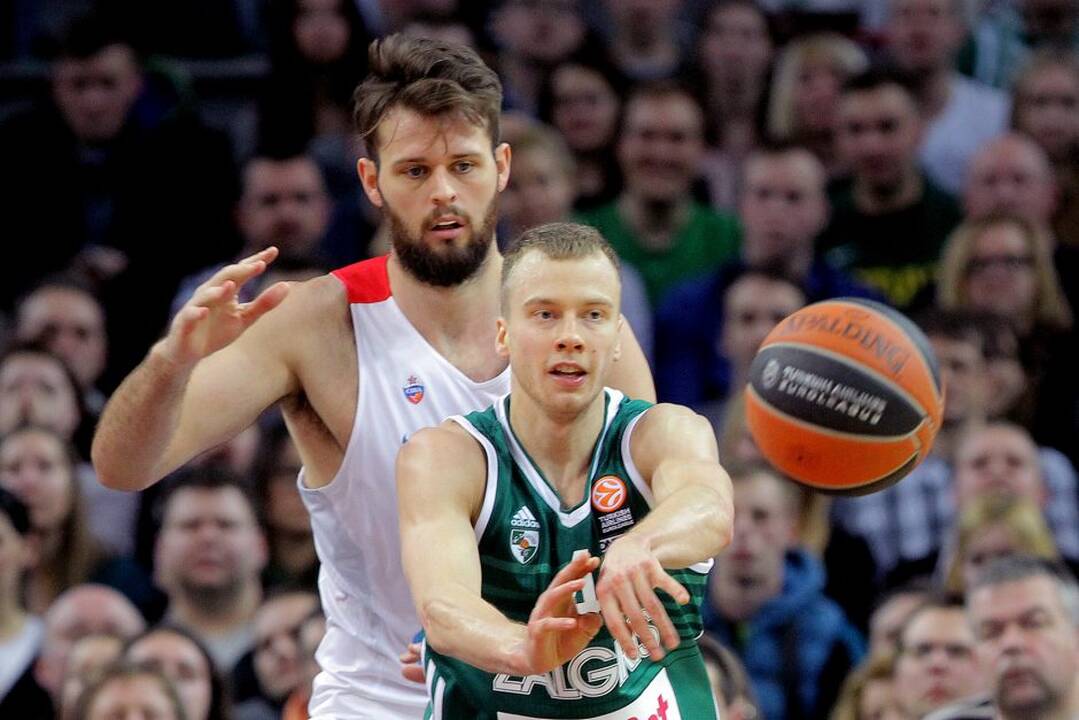 Eurolygoje Kauno „Žalgiris“ skaudžiai pralaimėjo Maskvos CSKA.
