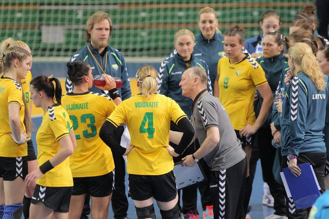 Lietuvos rankininkės Kaune pralaimėjo baltarusėms Europos čempionato atrankos rungtynes 21:29.