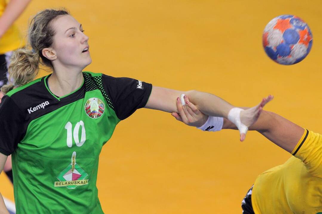 Lietuvos rankininkės Kaune pralaimėjo baltarusėms Europos čempionato atrankos rungtynes 21:29.