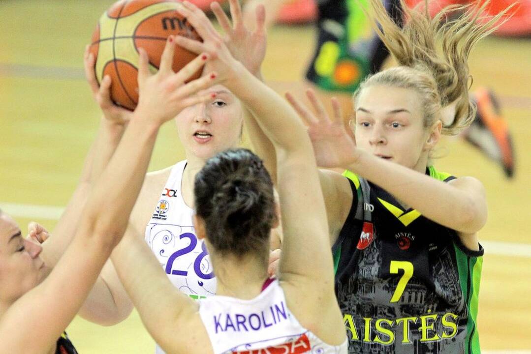 LMKL: Kauno rajono „Hoptrans-Sirenos“ – Kauno „Aistės-LSU“ 95:49.