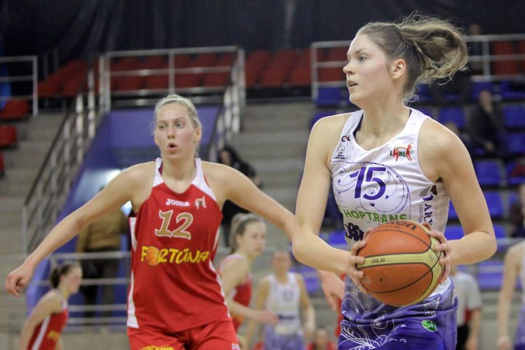 Lietuvos moterų krepšinio lygos ketvirtfinalis Kauno r. „Hoptrans-Sirenos“ – Klaipėdos „Fortūna“ 70:58.