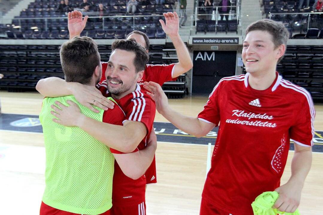 Lietuvos salės futbolo taurę laimėjo klaipėdiečiai.