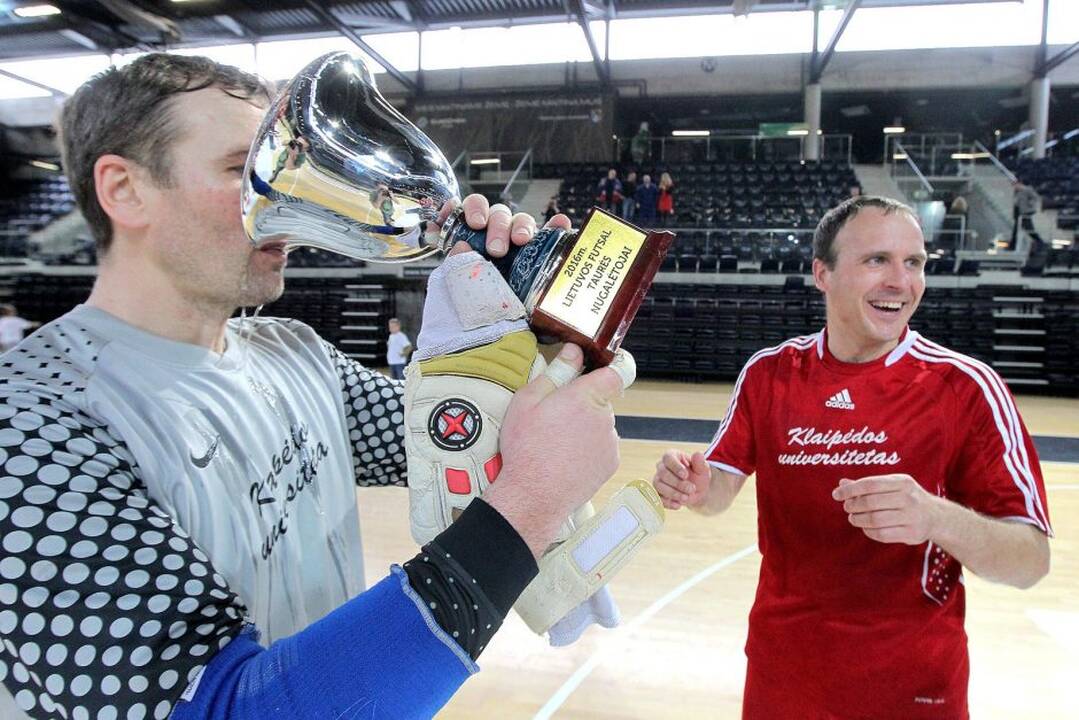 Lietuvos salės futbolo taurę laimėjo klaipėdiečiai.