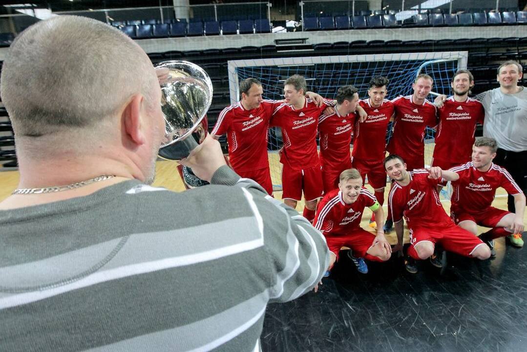Lietuvos salės futbolo taurę laimėjo klaipėdiečiai.