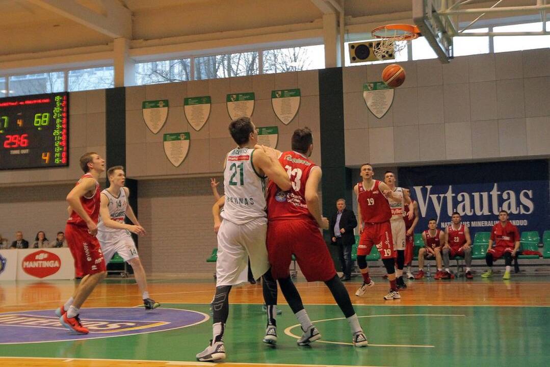Nacionalinės krepšinio lygos ketvirtfinalis: Kauno „Žalgiris-2“ – „Mažeikiai“ 71:68.