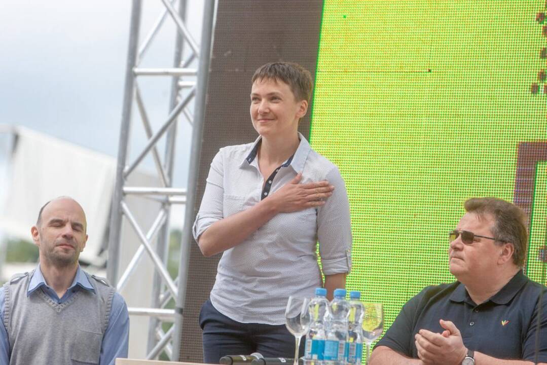 Nadia Savčenko atvyko į PLJS 