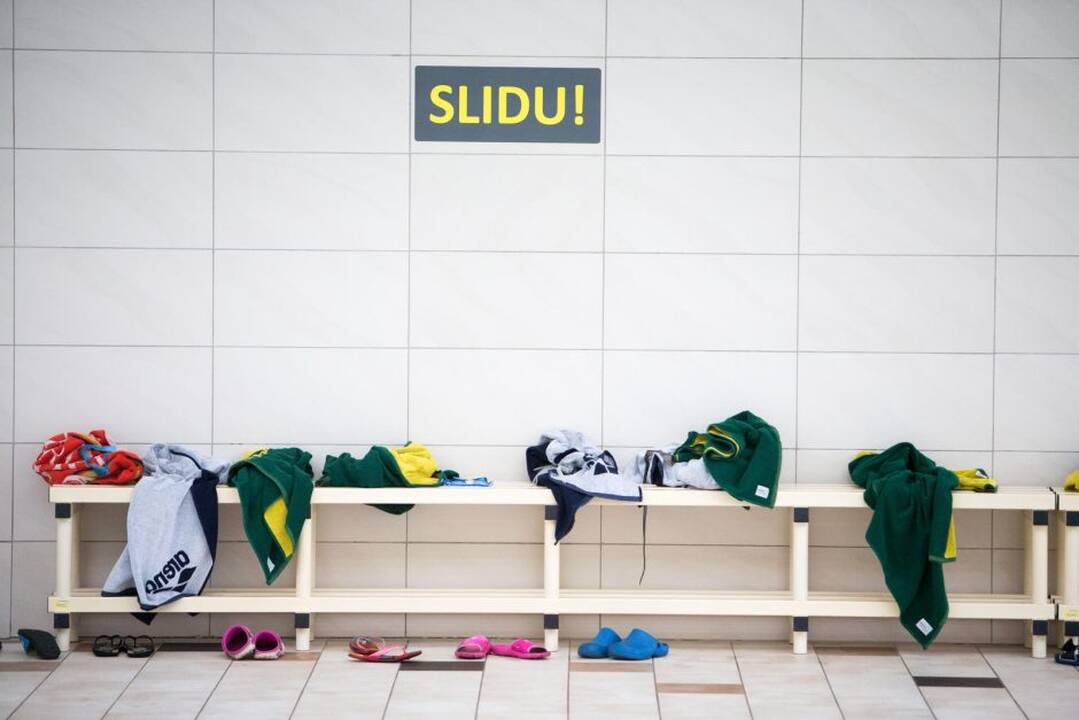 Rūta Meilutytė mokė vaikus plaukti