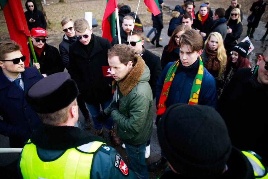 Nacionalistai surengė tradicines eitynes