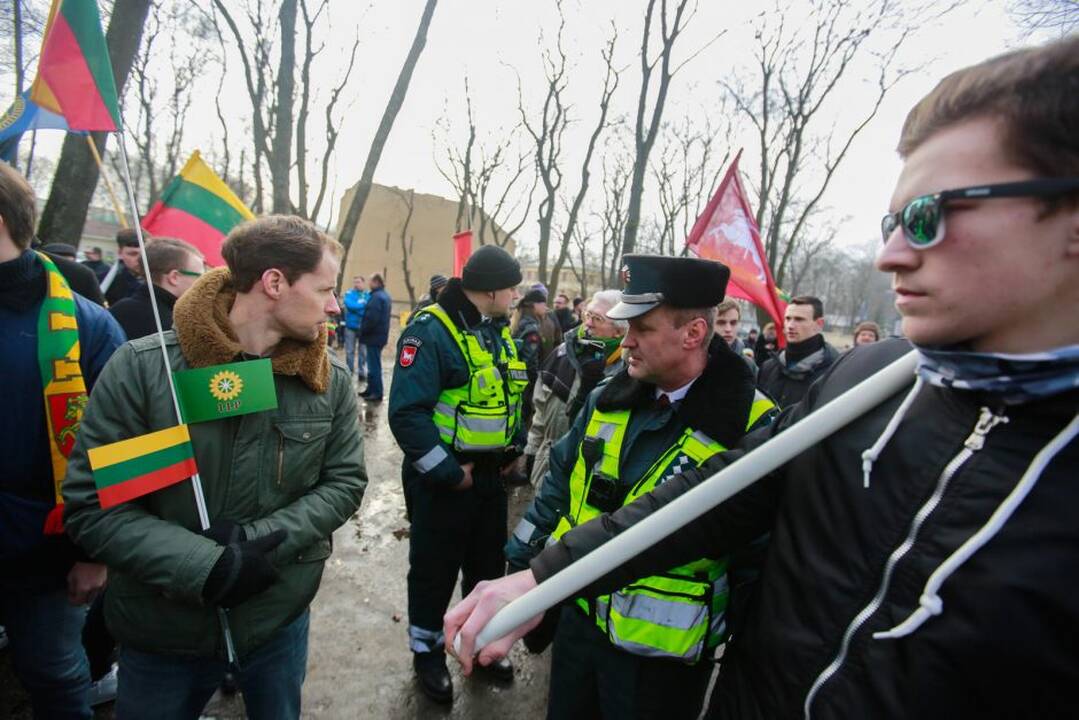 Nacionalistai surengė tradicines eitynes